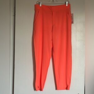Athleta Vibrant Coral Brooklyn Pull-On Ankle Pants
